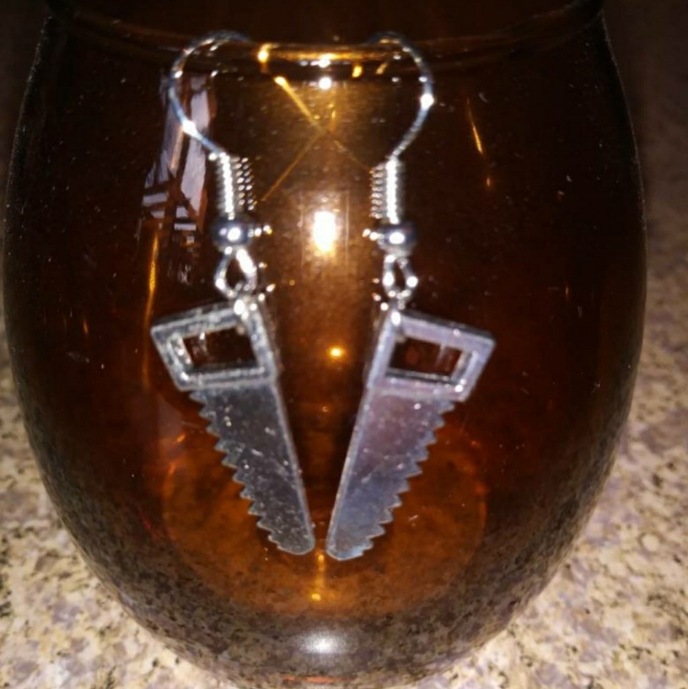Saw Earrings